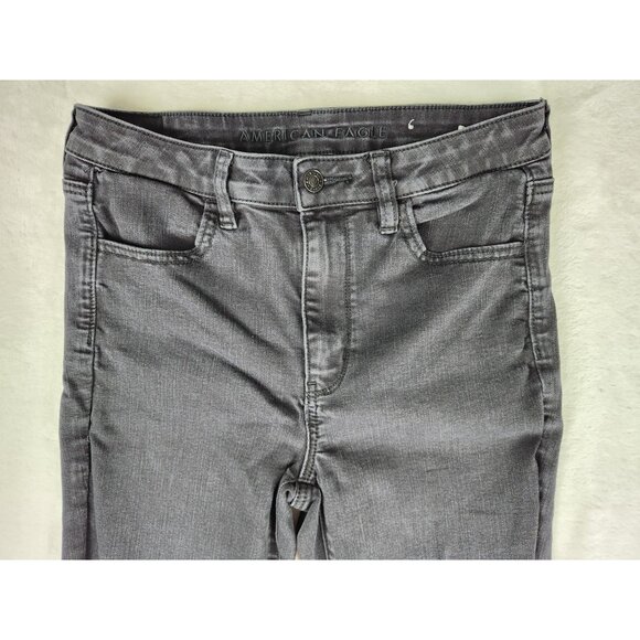 American Eagle Jeans Women's AE Next Level Stretch Super Hi-Rise Jegging Sz 8 - Picture 2 of 15